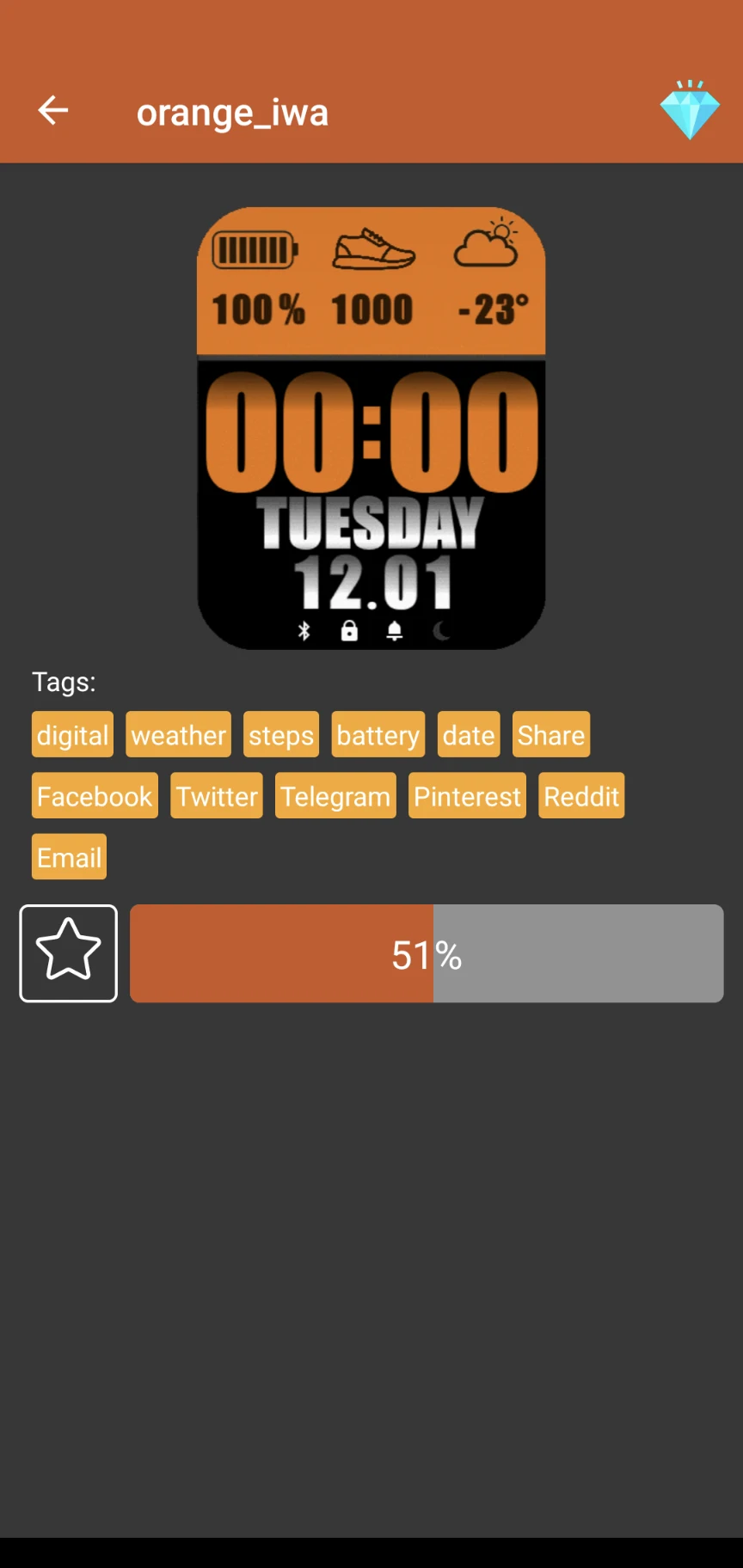 Amazfit GTS 2 - Watch Face screenshot